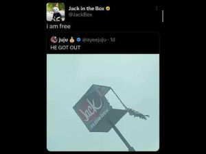 HE GOT OUT
